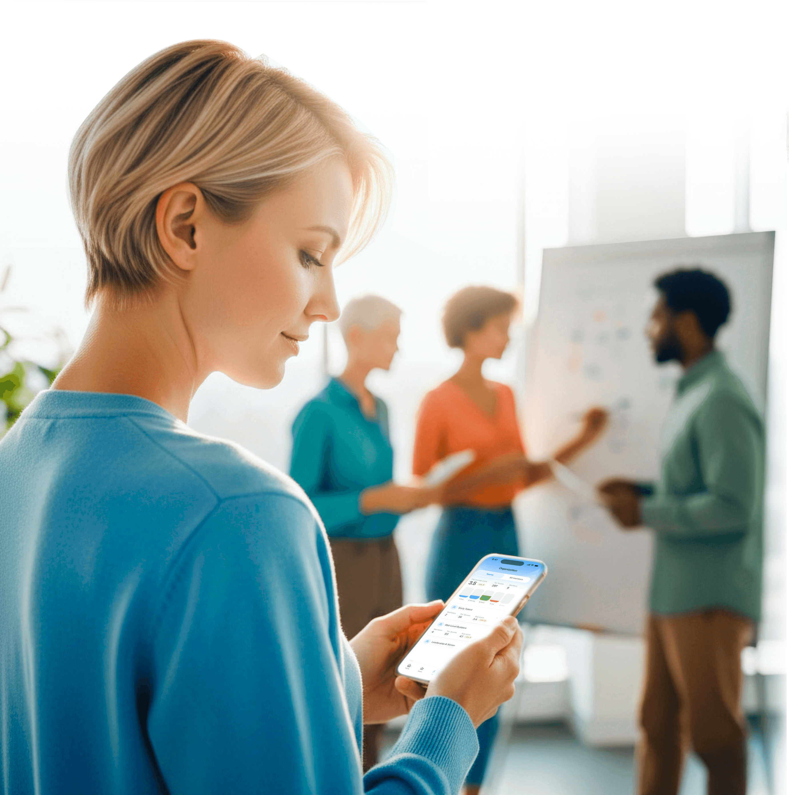 JustScore dashboard preview