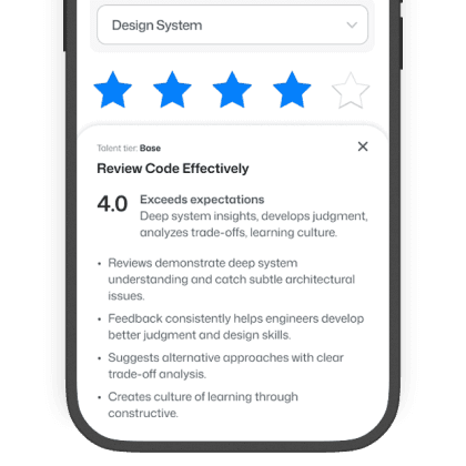 Performance insights dashboard