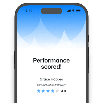 Performance insights dashboard